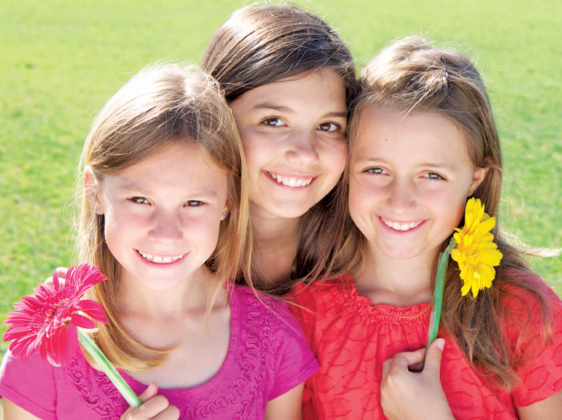 three girls